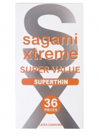 Ультратонкие презервативы Sagami Xtreme Superthin - 36 шт. - Sagami - купить с доставкой в Пскове