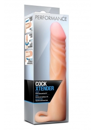 Телесная насадка на пенис Cock Xtender - 17,7 см. - Blush Novelties - в Пскове купить с доставкой