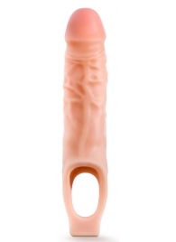 Телесная насадка на пенис 9 Inch Cock Sheath Extender - 22,2 см. - Blush Novelties - в Пскове купить с доставкой