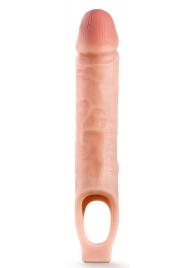 Телесная насадка на пенис 10 Inch Cock Sheath Extender - 25 см. - Blush Novelties - в Пскове купить с доставкой