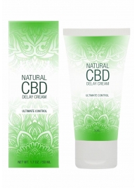 Крем-пролонгатор Natural CBD Delay Cream - 50 мл. - Shots Media BV - купить с доставкой в Пскове