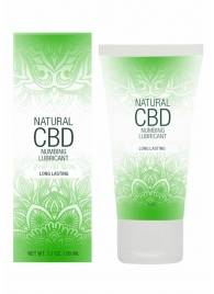 Лубрикант с пролонгирующим эффектом Natural CBD Numbing Lubricant - 50 мл. - Shots Media BV - купить с доставкой в Пскове