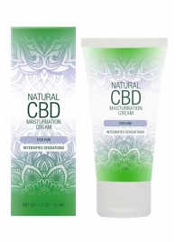 Крем для мастурбации для мужчин Natural CBD Masturbation Cream For Him - 50 мл. - Shots Media BV - купить с доставкой в Пскове