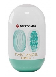 Бирюзовый мастурбатор-яйцо Twist Angel - Baile - в Пскове купить с доставкой