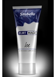 Силиконовая гель-смазка FLIRT MAGIC Ice с лёгким пролонгирующим эффектом - 75 мл. - Sitabella - купить с доставкой в Пскове