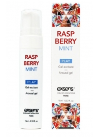 Возбуждающий гель Raspberry Mint с ароматом малины и мяты - 15 мл. - Exsens - купить с доставкой в Пскове
