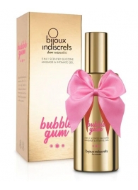 Гель с ароматом жвачки Bubblegum 2-in-1 Scented Silicone Massage And Intimate Gel - 100 мл. - Bijoux Indiscrets - купить с доставкой в Пскове