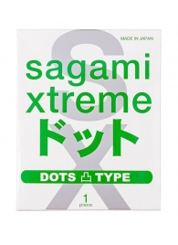 Презерватив Sagami Xtreme Type-E с точками - 1 шт. - Sagami - купить с доставкой в Пскове