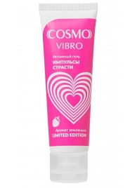 Возбуждающий гель на водно-силиконовой основе Cosmo Vibro с ароматом земляники - 50 гр. - Биоритм - купить с доставкой в Пскове
