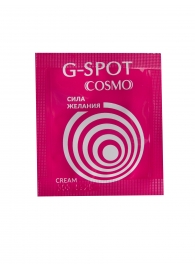 Стимулирующий интимный крем для женщин Cosmo G-spot - 2 гр. - Биоритм - купить с доставкой в Пскове