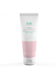 Лубрикант на водной основе Vibe Sensation с клубничным вкусом и легким вибрирующим эффектом - 50 гр. - INTT - купить с доставкой в Пскове