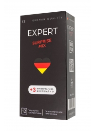 Презервативы EXPERT Surprise Mix - 12 шт.(+3 в подарок) - Expert - купить с доставкой в Пскове