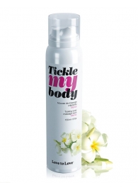 Массажная хрустящая пенка Tickle My Body Monoi с ароматом моной - 150 мл. - Love to Love - купить с доставкой в Пскове