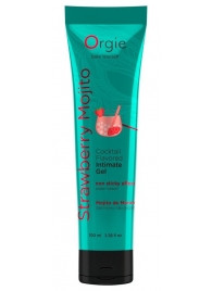 Съедобный интимный гель Orgie Lube Tube Cocktail Strawberry Mojito - 100 мл. - ORGIE - купить с доставкой в Пскове