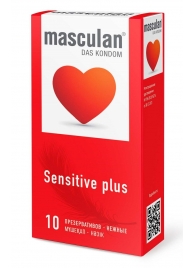 Презервативы Masculan Sensitive plus - 10 шт. - Masculan - купить с доставкой в Пскове