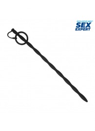Черный стимулятор уретры Sex Expert - Sex Expert - купить с доставкой в Пскове