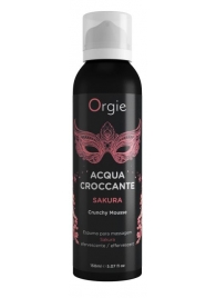 Хрустящая пенка для массажа Orgie Acqua Croccante Sakura с ароматом сакуры - 150 мл. - ORGIE - купить с доставкой в Пскове