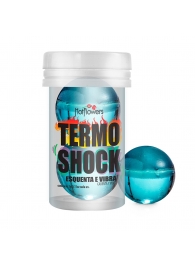 Интимный гель Termo Shock Hot Ball с разогревающе-покалывающим эффектом (2 шарика по 3 гр.) - HotFlowers - купить с доставкой в Пскове