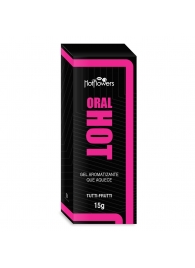 Гель для оральных ласк Oral Hot с согревающим эффектом - 15 гр. - HotFlowers - купить с доставкой в Пскове