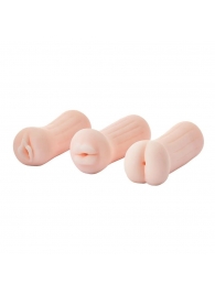 Набор из 3 мастурбаторов The Girl Next Door Tina - Dream Toys - в Пскове купить с доставкой