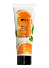 Лубрикант на водной основе OYO Aroma Gel Orange с ароматом апельсина - 75 мл. - OYO - купить с доставкой в Пскове