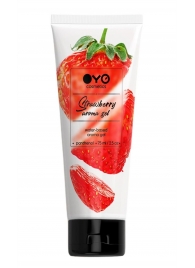 Лубрикант на водной основе OYO Aroma Gel Strawberry с ароматом клубники - 75 мл. - OYO - купить с доставкой в Пскове