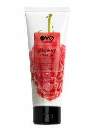 Лубрикант на водной основе OYO Aroma Gel Raspberry с ароматом малины - 75 мл. - OYO - купить с доставкой в Пскове