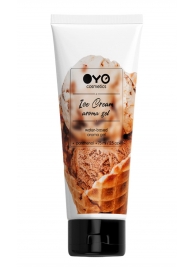 Лубрикант на водной основе OYO Aroma Gel Ice Cream с ароматом пломбира - 75 мл. - OYO - купить с доставкой в Пскове