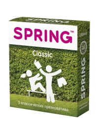 Классические презервативы SPRING CLASSIC - 3 шт. - SPRING - купить с доставкой в Пскове