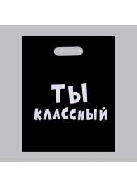 Пакет «Ты классный» - 31 х 40 см. - Сима-Ленд - купить с доставкой в Пскове