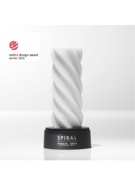 Белый 3D мастурбатор SPIRAL - Tenga - в Пскове купить с доставкой