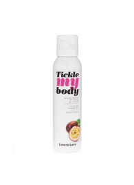 Массажная хрустящая пенка Tickle my body с ароматом маракуйи - 150 мл. - Love to Love - купить с доставкой в Пскове