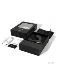 Чёрный перезаряжаемый стимулятор простаты Bruno Black - Lelo - в Пскове купить с доставкой