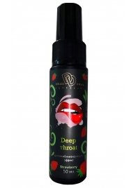 Спрей для горла Deep Throat с десенсибилизирующим эффектом и вкусом клубники - 50 мл. - БиоМед - купить с доставкой в Пскове