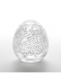 Мастурбатор-яйцо Keith Haring EGG PARTY - Tenga - в Пскове купить с доставкой