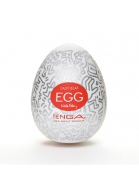 Мастурбатор-яйцо Keith Haring EGG PARTY - Tenga - в Пскове купить с доставкой