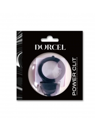 Черное эрекционное кольцо Power Clit - Dorcel - в Пскове купить с доставкой