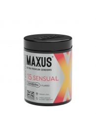 Анатомические презервативы MAXUS Sensual - 15 шт. - Maxus - купить с доставкой в Пскове