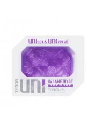 Фиолетовый мастурбатор-стимулятор Tenga Uni Amethyst - Tenga - в Пскове купить с доставкой