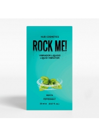 Жидкий вибратор Nuei Rock Me! с ароматом мяты - 20 мл. - Nuei cosmetics - купить с доставкой в Пскове