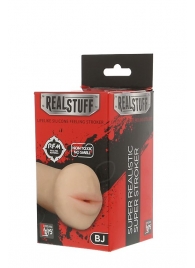 Нежный мастурбатор-ротик REALSTUFF 5INCH MASTURBATOR BJ - Dream Toys - в Пскове купить с доставкой