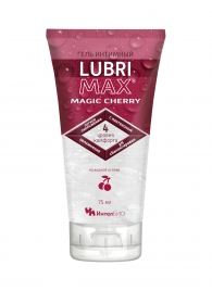 Интимный гель-смазка на водной основе Lubrimax Magic Cherry - 75 мл. - ИнтелБИО - купить с доставкой в Пскове