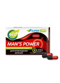 Возбуждающее средство Man’s power - 10 капсул (+1 в подарок) - SuperCaps - купить с доставкой в Пскове