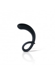 Черный массажер простаты Curving Curt - 13 см. - MyStim - купить с доставкой в Пскове