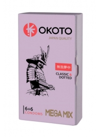 Презервативы OKOTO Mega Mix - 12 шт. - Sitabella - купить с доставкой в Пскове