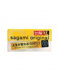 Презервативы увеличенного размера Sagami Original 0.02 XL-size - 12 шт. - Sagami - купить с доставкой в Пскове