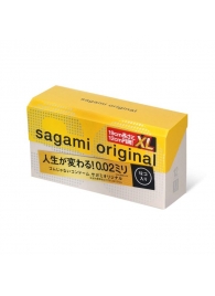 Презервативы увеличенного размера Sagami Original 0.02 XL-size - 12 шт. - Sagami - купить с доставкой в Пскове