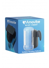 Инновационный робот-мастурбатор Black Knight с функцией пенетрации - Amovibe - в Пскове купить с доставкой