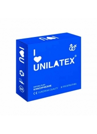 Классические презервативы Unilatex Natural Plain - 3 шт. - Unilatex - купить с доставкой в Пскове