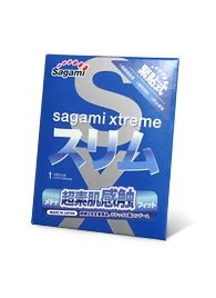 Презерватив Sagami Xtreme FEEL FIT 3D - 1 шт. - Sagami - купить с доставкой в Пскове